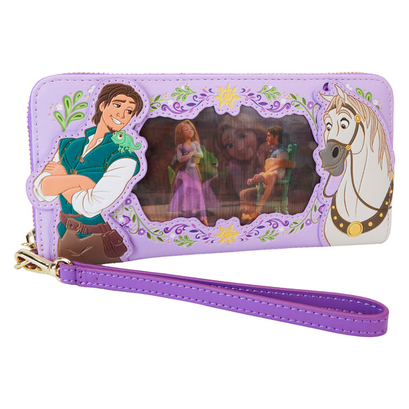 Loungefly Disney Princess Rapunzel Lenticular Wristlet Wallet