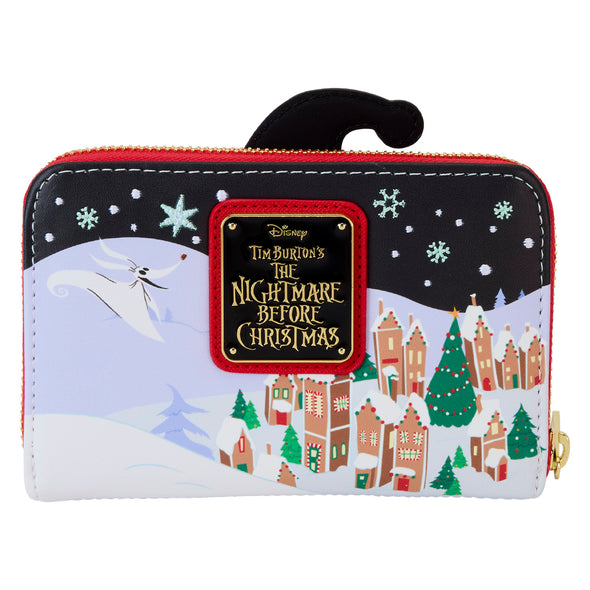 Loungefly Nightmare Before Christmas Candy Cane Carousel Zip Around Wallet