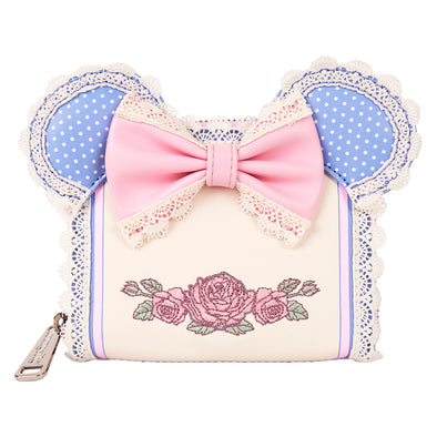 Loungefly Disney Minnie Floral and Lace Ears Wallet