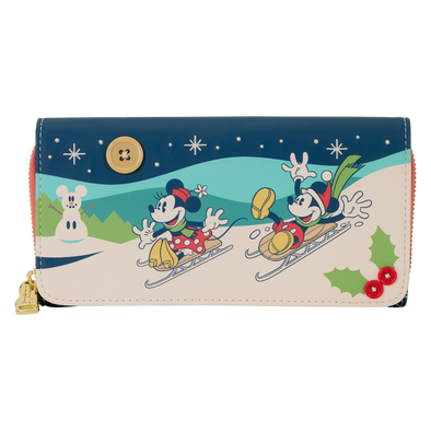 Loungefly Disney Mickey and Minnie Holiday Wallet