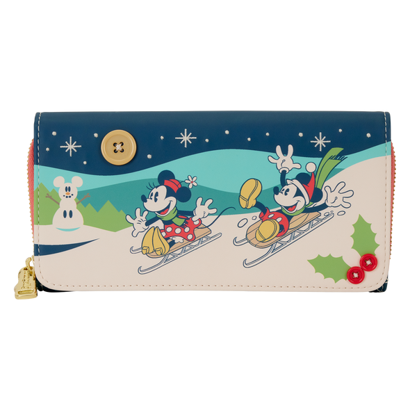 Loungefly Disney Mickey and Minnie Holiday Wallet