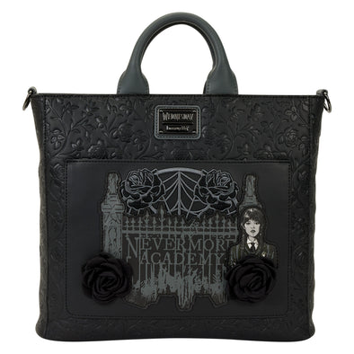 Loungefly Wednesday Addams Convertible Tote Bag