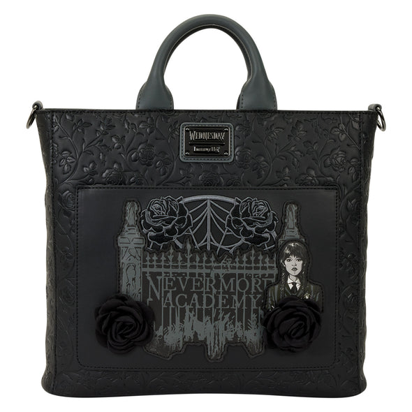 Loungefly Wednesday Addams Convertible Tote Bag