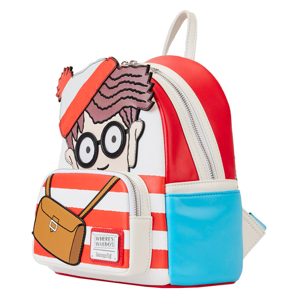 Loungefly Where's Waldo Cosplay Mini Backpack