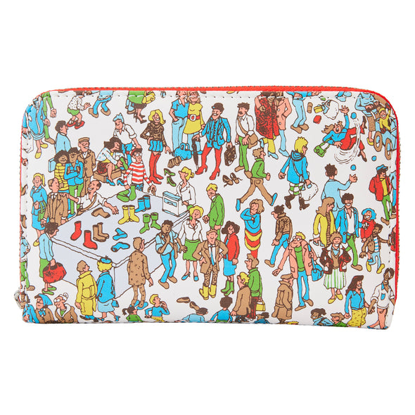 Loungefly Where's Waldo AOP Zip Around Wallet
