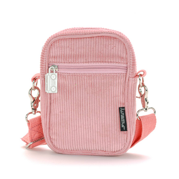 Fydelity Mini Brick Crossbody Corduroy Pink