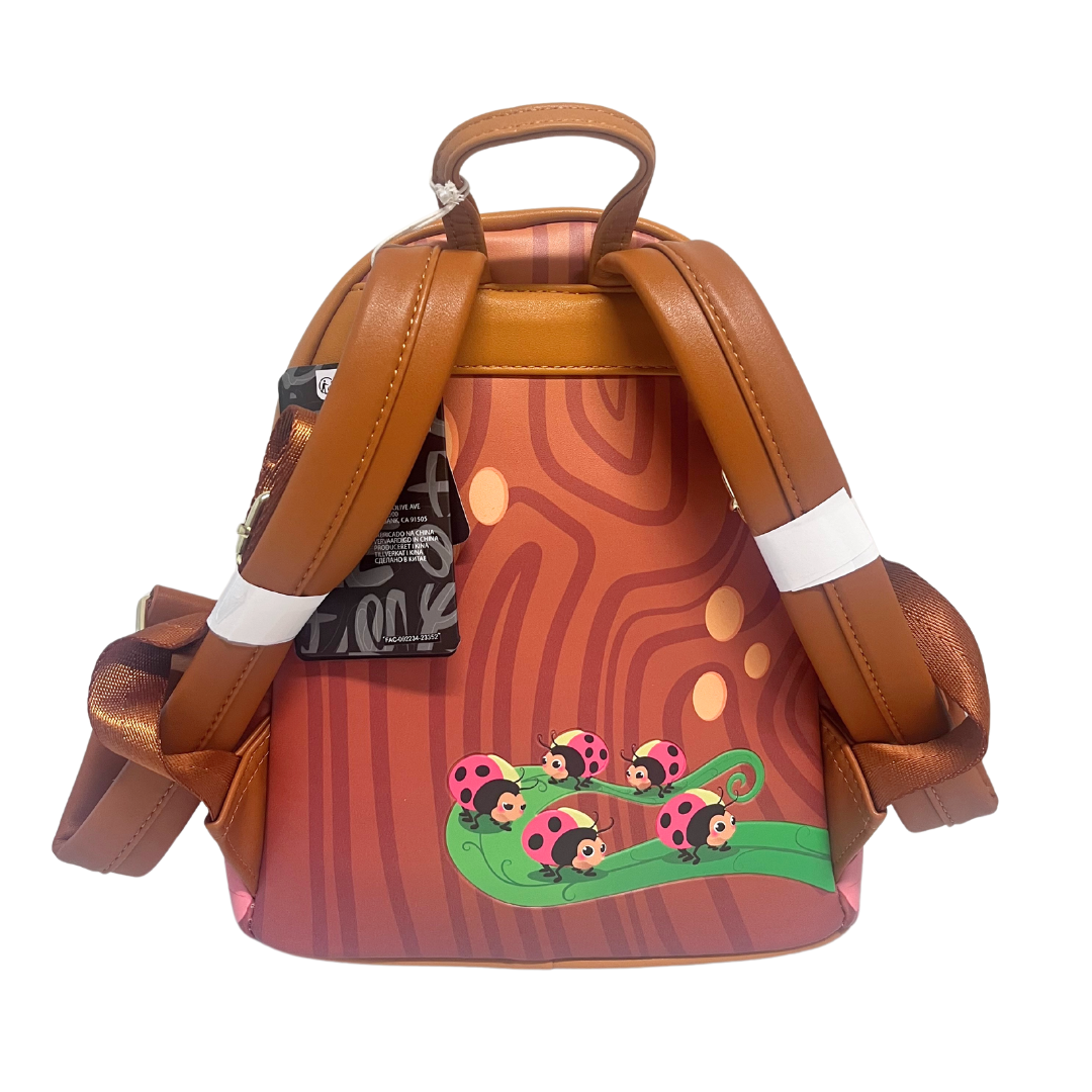 fairy tail chibi character mini backpack Loungefly Exclusive Disney Tinker Bell Pixie Hollow Fairies Glow in the Dark Mini Backpack
