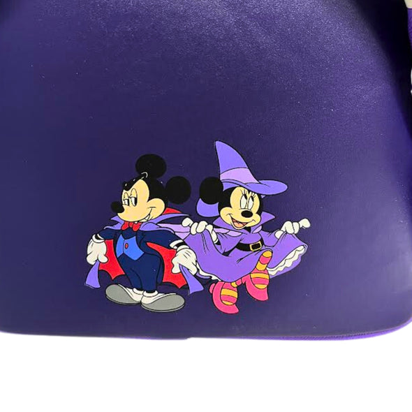 Modern Pinup Exclusive Loungefly Mickey and Friends Halloween Glow in the Dark Mini Backpack