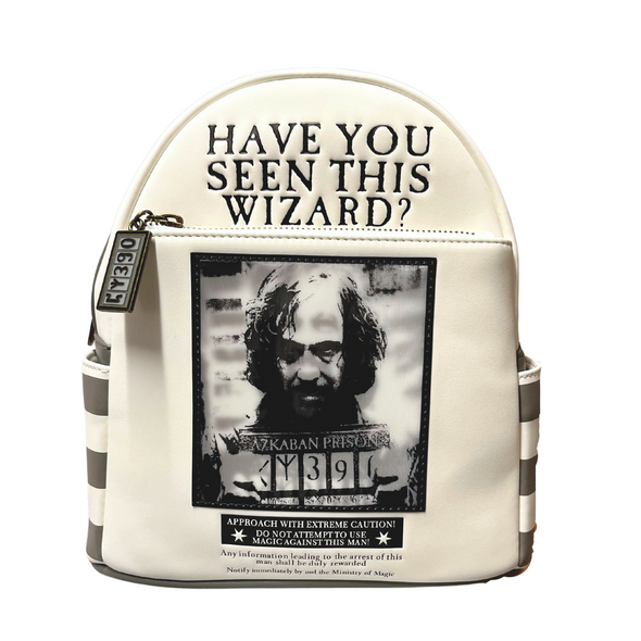 Modern Pinup Exclusive Loungefly Harry Potter Sirius Black Lenticular Wanted Poster Mini Backpack