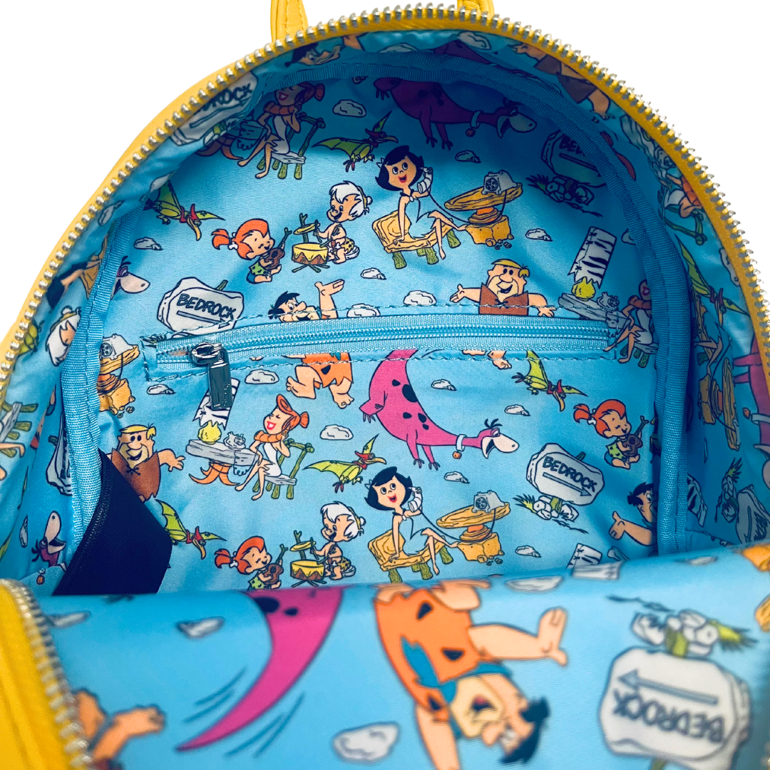 blue loungefly mini backpack Modern Pinup Exclusive Loungefly Flintstones Mini Backpack