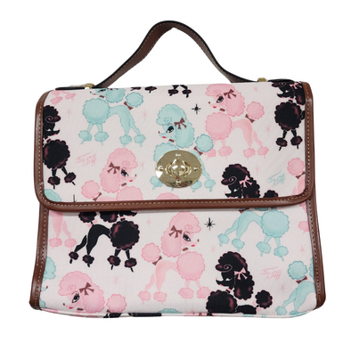 Miss Fluff Poodlerama Retro Poodles Flap Purse