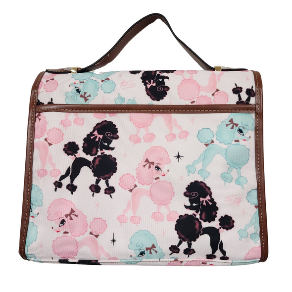 Miss Fluff Poodlerama Retro Poodles Flap Purse