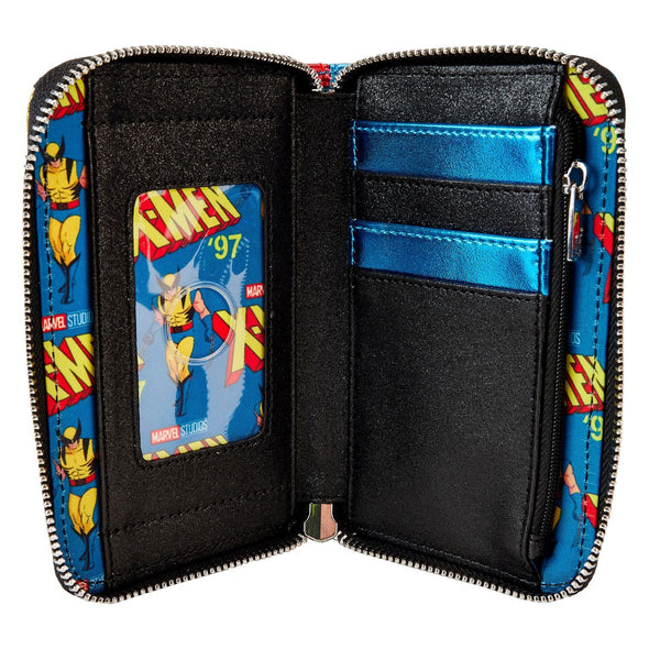 Loungefly Marvel Shine Wolverine Cosplay Zip Around Wallet