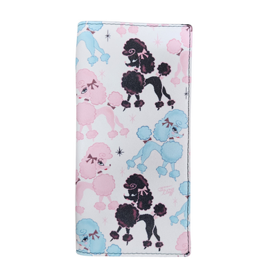 Miss Fluff Poodlerama Retro Poodles Wallet