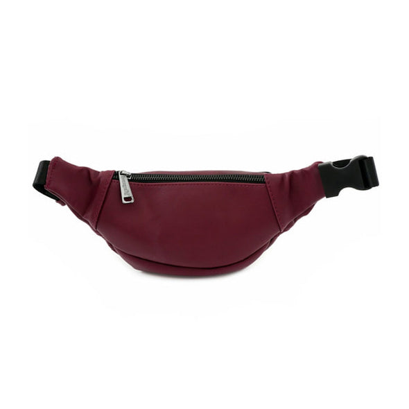 Loungefly Disney Minnie Mouse Maroon Quilted Fanny Pack