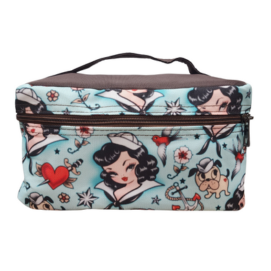 Miss Fluff Suzy Sailor Cosmetic Travel Bag