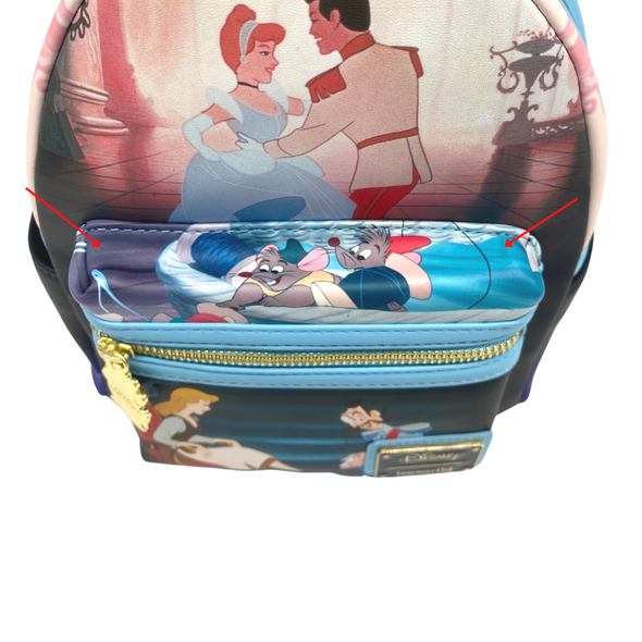 Cinderella Scenes Mini Backpack Defective