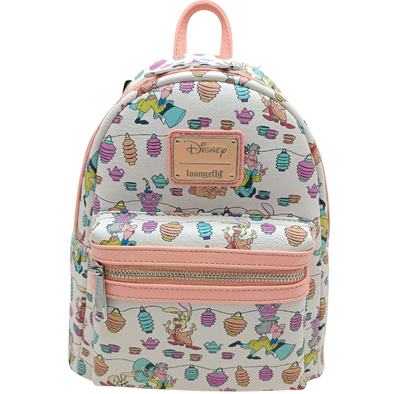 Modern Pinup Exclusive Loungefly Alice in Wonderland Lantern Tea Party Mini Backpack