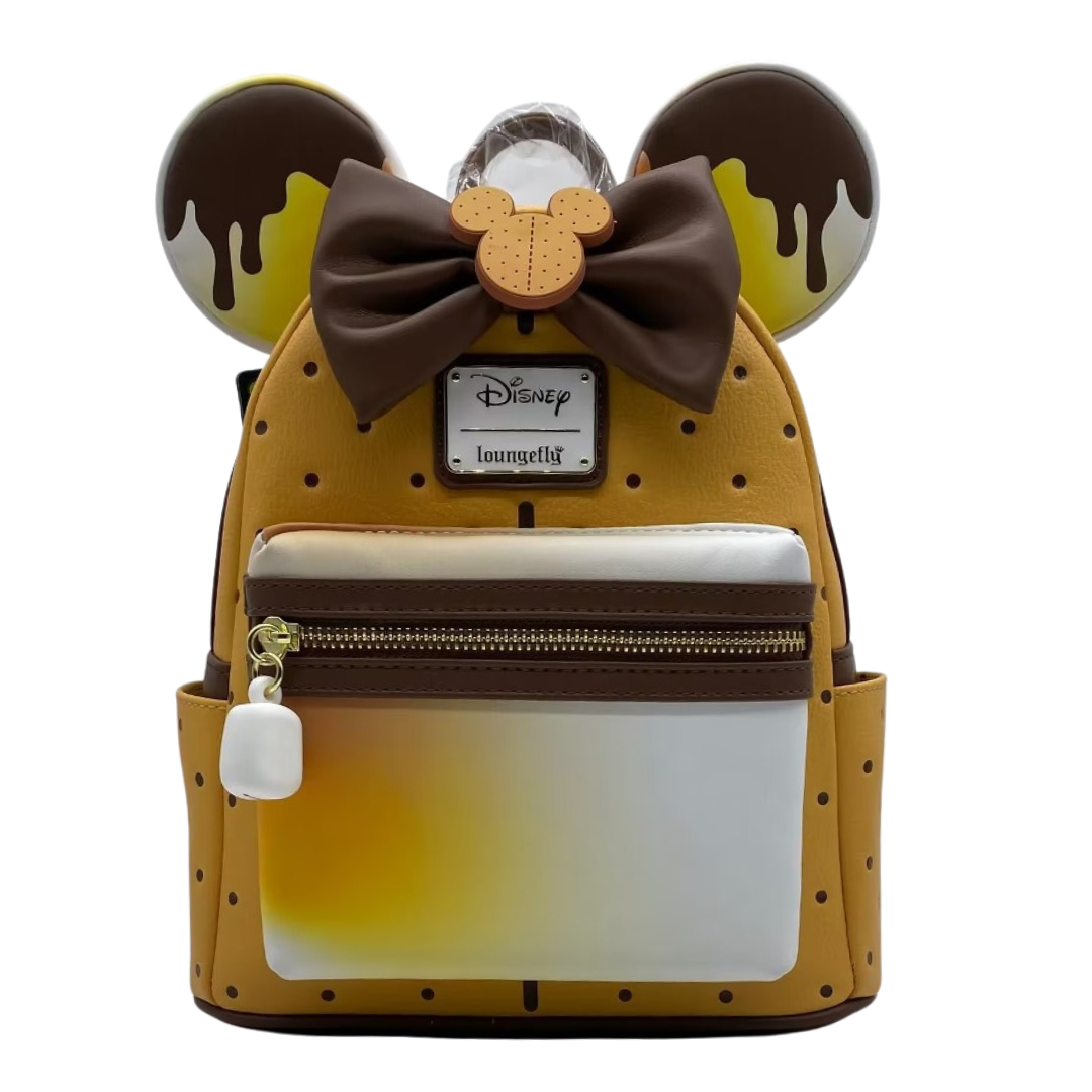 disney leather mini backpack Loungefly The Minnie Mouse Classic Series Backpack: Emerald Iridescent It has fabric straps that are great for putting pins on Loungefly Disney Minnie Mouse Tie-Dye