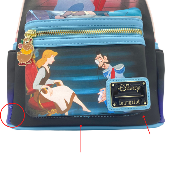 Cinderella Scenes Mini Backpack Defective