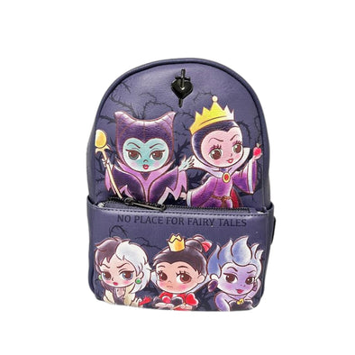 Loungefly Modern Pinup Villains Chibi Mini Backpack DEFECTIVE #755