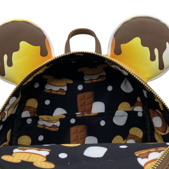 Modern Pinup Exclusive Loungefly Disney Minnie S'mores Scented Mini Backpack
