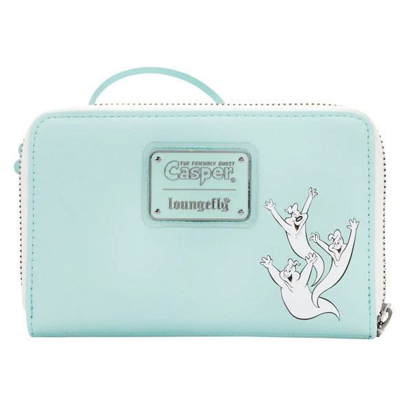 Loungefly Universal Casper the Friendly Ghost Lets Be Friends Zip Around Wallet