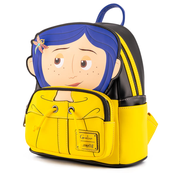 Loungefly Laika Coraline Rain Coat Cosplay Mini Backpack