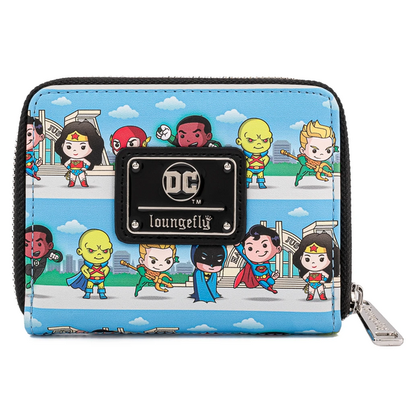 Loungefly DC Comics Superheros Chibi Wallet