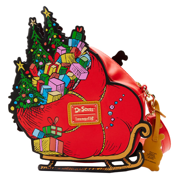 Loungefly Dr Seuss Grinch Sleigh Crossbody Bag