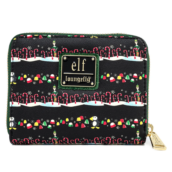 Loungefly Elf Candy Cane Forest Wallet