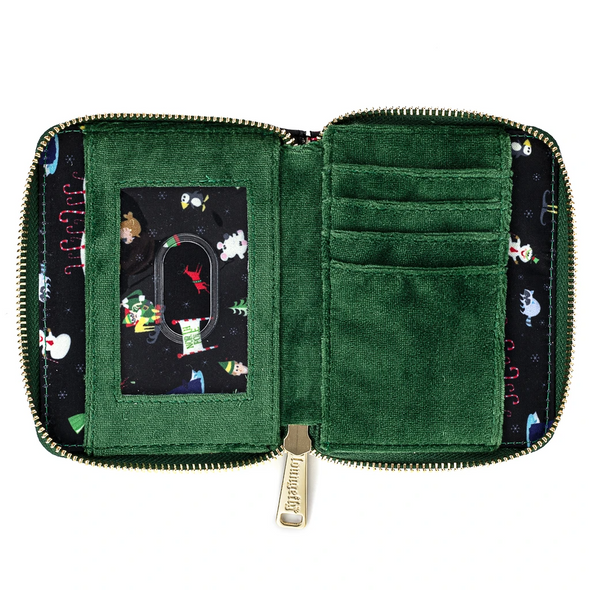 Loungefly Elf Candy Cane Forest Wallet