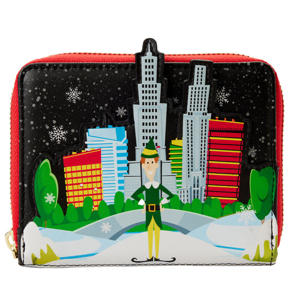 Loungefly Elf Buddy In Manhattan Zip Around Wallet