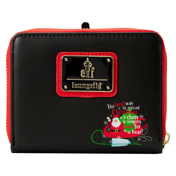 Loungefly Elf Buddy In Manhattan Zip Around Wallet