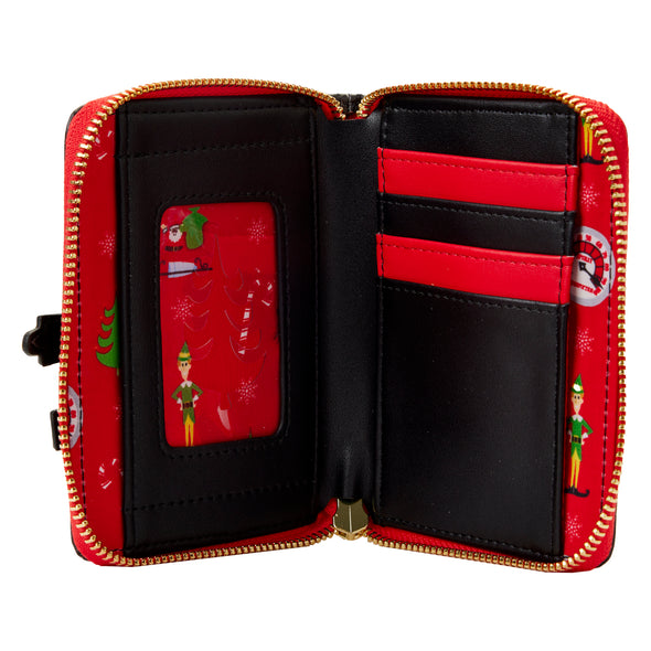 Loungefly Elf Buddy In Manhattan Zip Around Wallet