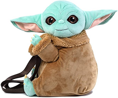 Loungefly Star Wars Baby Yoda Grogu Plush Backpack