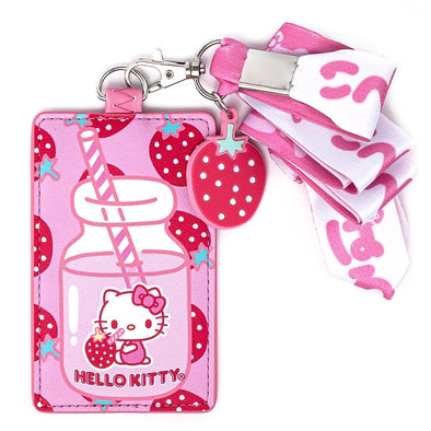 Hello Kitty Berrylicious Lanyard w/ Cardholder