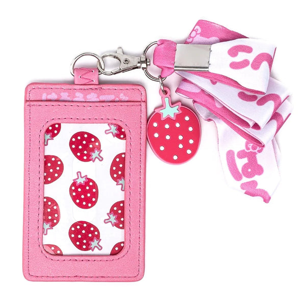 Hello Kitty Berrylicious Lanyard w/ Cardholder