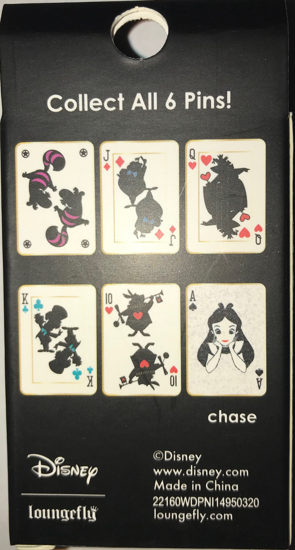 Loungefly Disney Alice in Wonderland Cards Blind Box Enamel Pin