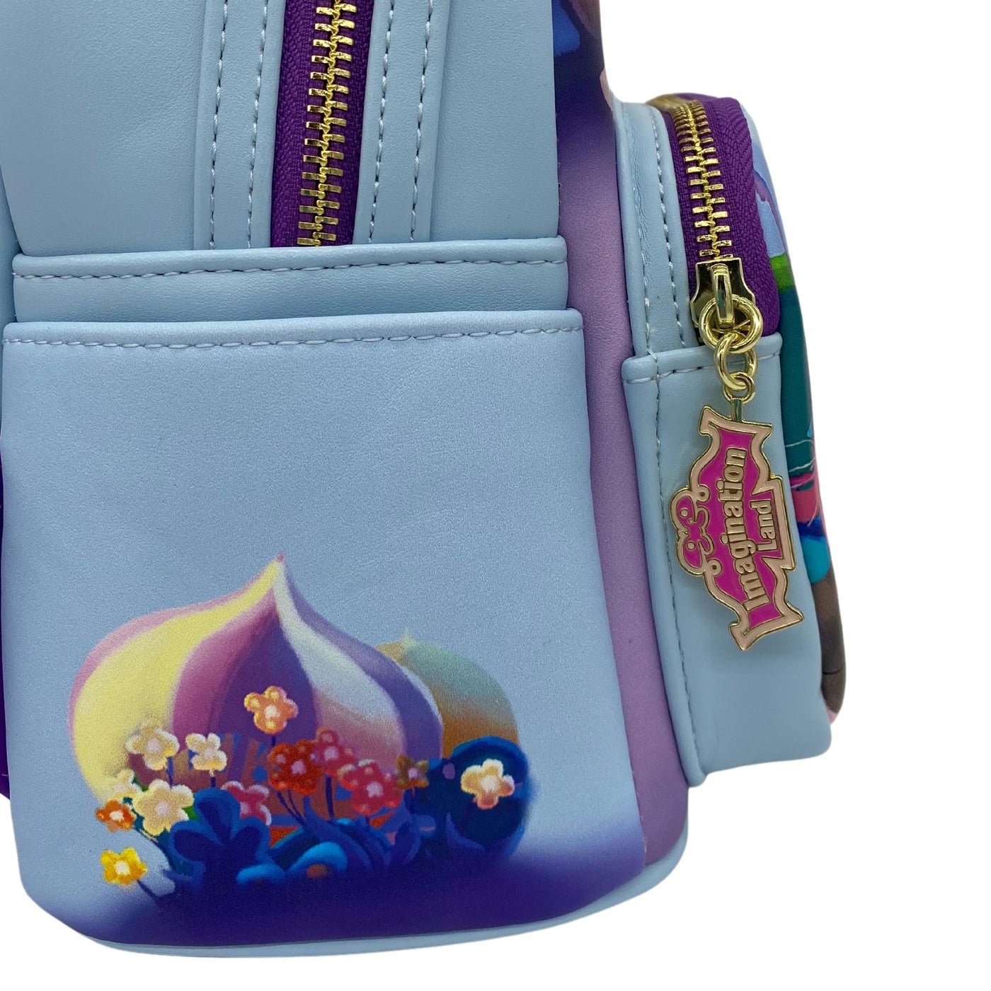 LOUNGEFLY DISNEY TANGLED RAPUNZEL CASTLE MINI BACKPACK