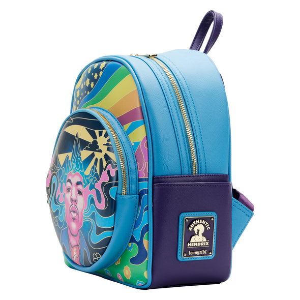 Loungefly Jimi Hendrix Psychedelic Landscape Mini Backpack