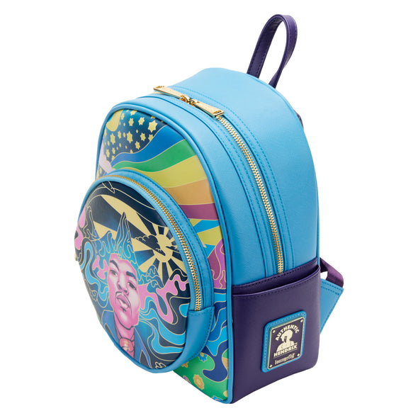 Loungefly Jimi Hendrix Psychedelic Landscape Mini Backpack