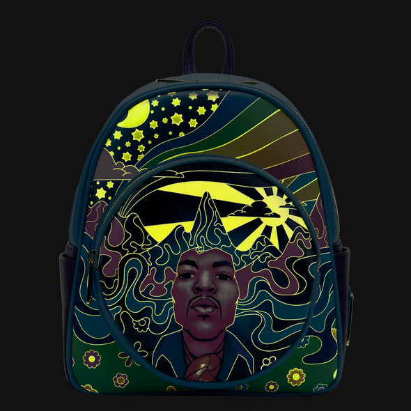 Loungefly Jimi Hendrix Psychedelic Landscape Mini Backpack