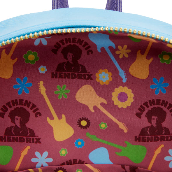 Loungefly Jimi Hendrix Psychedelic Landscape Mini Backpack
