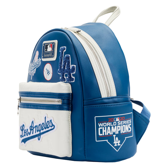 Loungefly MLB LA Dodgers Patches Mini Backpack