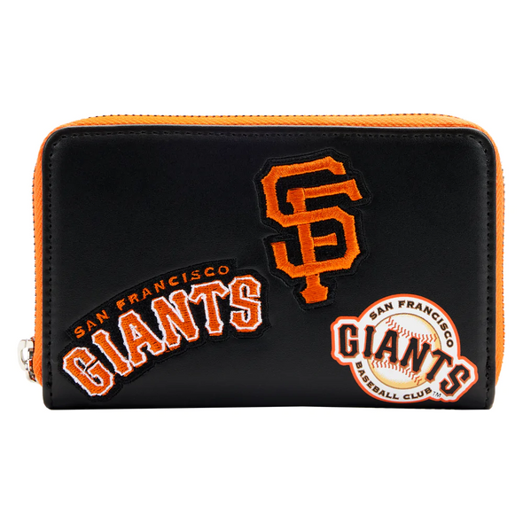 Loungefly MLB SF Giants Patches Zip Around Wallet