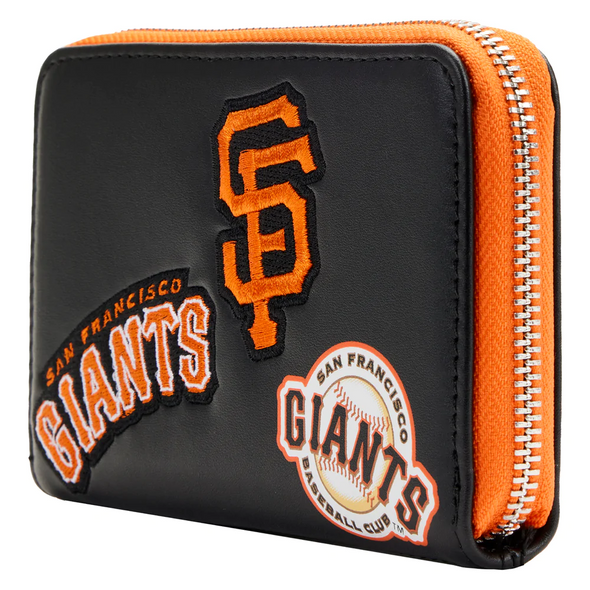 Loungefly MLB SF Giants Patches Zip Around Wallet