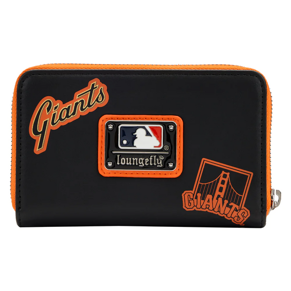 Loungefly MLB SF Giants Patches Zip Around Wallet