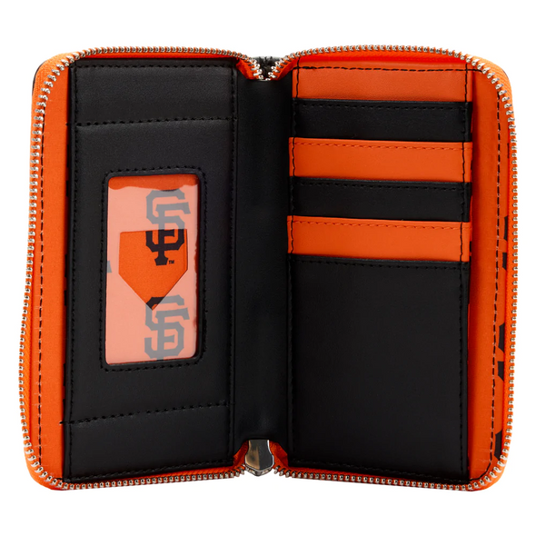 Loungefly MLB SF Giants Patches Zip Around Wallet