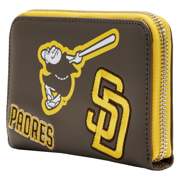 Loungefly MLB SD Padres Patches Zip Around Wallet
